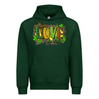 Forest Green love like jesus st. patricks Urban Hoodie - FaDigitalArtStudio