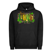 Pigment Black love like jesus st. patricks Urban Hoodie - FaDigitalArtStudio