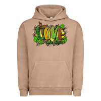 Pigment Burro love like jesus st. patricks Urban Hoodie - FaDigitalArtStudio