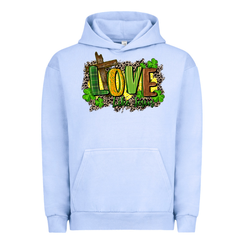 Love Like Jesus St. Patricks Urban Hoodie by FaDigitalArtStudio | Teevron