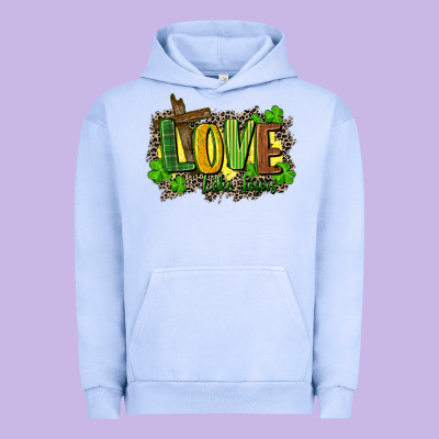 Love Like Jesus St. Patricks Urban Hoodie Designed By Fadigitalartstudio