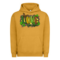 Pigment Peanut Butter love like jesus st. patricks Urban Hoodie - FaDigitalArtStudio
