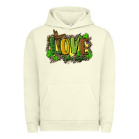 Pigment Pistachio love like jesus st. patricks Urban Hoodie - FaDigitalArtStudio