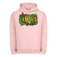 Pigment Salmon love like jesus st. patricks Urban Hoodie - FaDigitalArtStudio