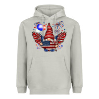 Moon Dust Gnome with 4th Of July elements Heavyweight Hoodie - HowdyJamesFarm