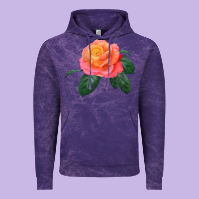 Chicago Peace Rose Vintage Hoodie Designed By Lillyallendesigns