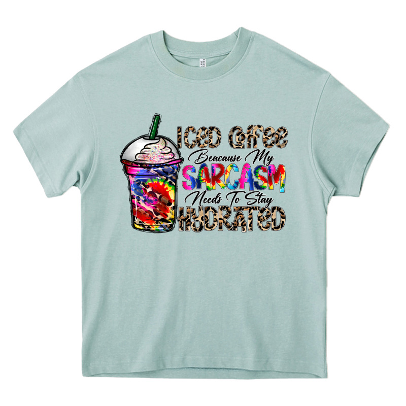 Coffee Because My Sarcasm Needs To Stay Png Heavy Core Tee by CowhideDigitalArt | Teevron
