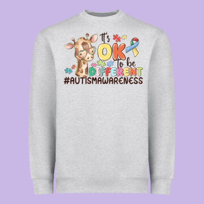 Its Ok To Be Different Heavyweight Sweatshirt Designed By Maliassmallbusiness