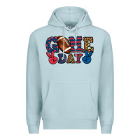 Blue Mist Game day red and blue Premium Hoodie - HowdyJamesFarm