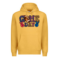 Mustard Game day red and blue Premium Hoodie - HowdyJamesFarm