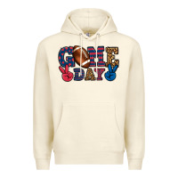 Sandshell Game day red and blue Premium Hoodie - HowdyJamesFarm