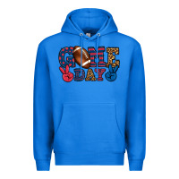 True Royal Game day red and blue Premium Hoodie - HowdyJamesFarm