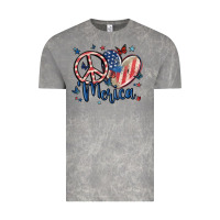 Cloud Rock peace love 'merica Vintage Tee - MaliasSmallBusiness