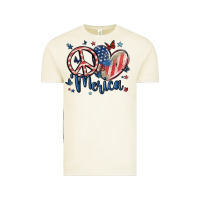 Vintage Arctic peace love 'merica Vintage Tee - MaliasSmallBusiness