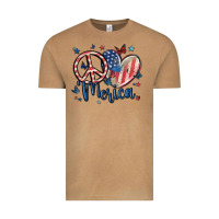 Vintage Camel peace love 'merica Vintage Tee - MaliasSmallBusiness