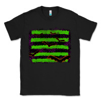 Black halloween with bat backround Classic Tee - RanaPortraitStore