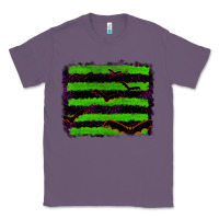 Lavender halloween with bat backround Classic Tee - RanaPortraitStore