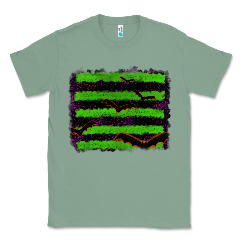 Halloween With Bat Backround Classic Tee by RanaPortraitStore | Teevron