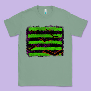 Halloween With Bat Backround Classic Tee Designed By Ranaportraitstore