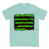 Seafoam halloween with bat backround Classic Tee - RanaPortraitStore