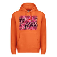 Carrot valentine's day roses leopard background Premium Hoodie - JahusDesignShop