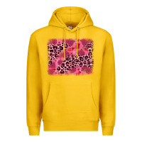 Lemon valentine's day roses leopard background Premium Hoodie - JahusDesignShop