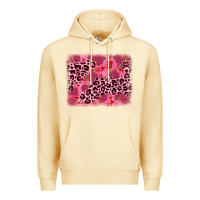 Pina Colada valentine's day roses leopard background Premium Hoodie - JahusDesignShop