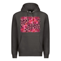 Smoke valentine's day roses leopard background Premium Hoodie - JahusDesignShop