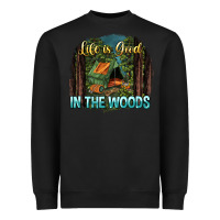 Black life is good in the woods Heavyweight Sweatshirt - NancyCooperArtShop