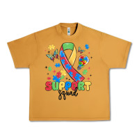 Peanut Butter support squad autism Urban Heavy Tee - MaliasSmallBusiness