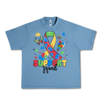 Pebble Blue support squad autism Urban Heavy Tee - MaliasSmallBusiness