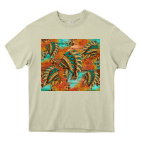 Mossy indian headdress pattern tumbler Heavy Core Tee - HRA Design Shop