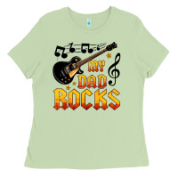 Matcha my dad rocks Ladies Tee - HRA Design Shop