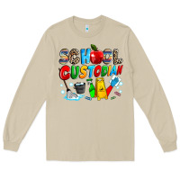 Mushroom school custodian Long Sleeve Tee - NancyCooperArtShop