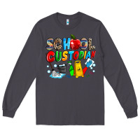 Smoke school custodian Long Sleeve Tee - NancyCooperArtShop