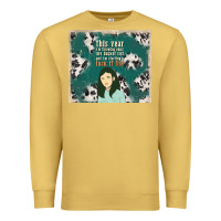 Antique Gold this year i'm throwing away my bucket list and i'm Premium Sweatshirt - TumblerDesignByShophia