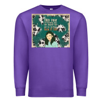 Purple this year i'm throwing away my bucket list and i'm Premium Sweatshirt - TumblerDesignByShophia