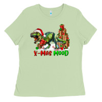 Matcha T- Rex X-Mas Mood Ladies Tee - RanaPortraitStore