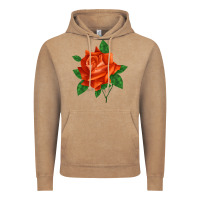 Vintage Coffee tropicana rose Vintage Hoodie - LillyAllenDesigns