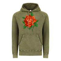Vintage Olive tropicana rose Vintage Hoodie - LillyAllenDesigns