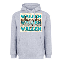 Heather Grey wallen with bull skull Heavyweight Hoodie - TumblerDesignByShophia