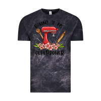 Cloud Black baking is my superpower malia Vintage Tee - MaliasSmallBusiness
