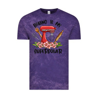 Cloud Purple baking is my superpower malia Vintage Tee - MaliasSmallBusiness