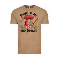 Vintage Coffee baking is my superpower malia Vintage Tee - MaliasSmallBusiness