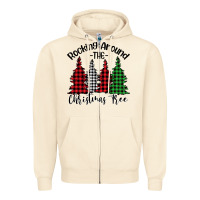 Sandshell Rockin' Around The Christmas Tree Zipper Hoodie - Bettercallsaul