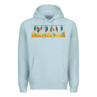 Blue Mist native American feathers Premium Hoodie - TumblerDesignByShophia