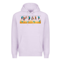 Lilac native American feathers Premium Hoodie - TumblerDesignByShophia