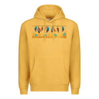 Mustard native American feathers Premium Hoodie - TumblerDesignByShophia