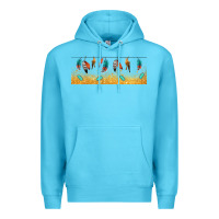 Ocean Blue native American feathers Premium Hoodie - TumblerDesignByShophia