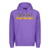 Purple native American feathers Premium Hoodie - TumblerDesignByShophia